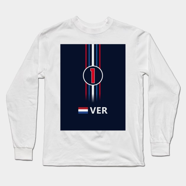 F1 2022 - #1 Verstappen [classic] Long Sleeve T-Shirt by sednoid